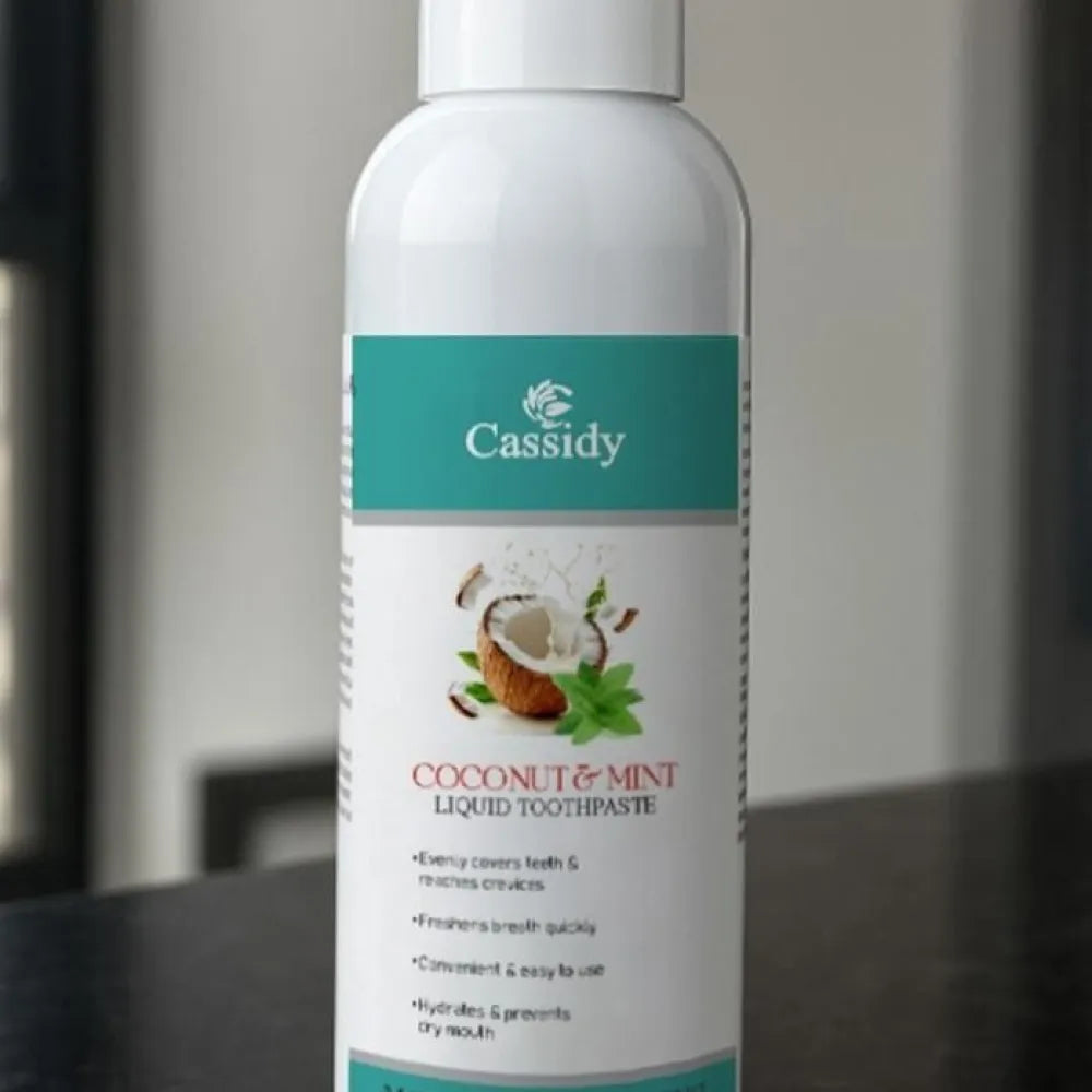 Cassidy coconut & mint liquid toothpaste 100ml (pack of 2)