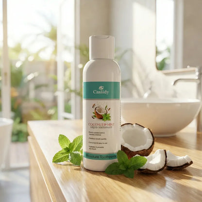 Cassidy coconut & mint liquid toothpaste 100ml (pack of 2)