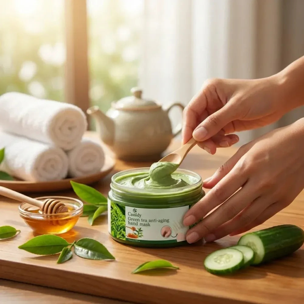 Cassidy green tea hand mask 50g (pack of 2)