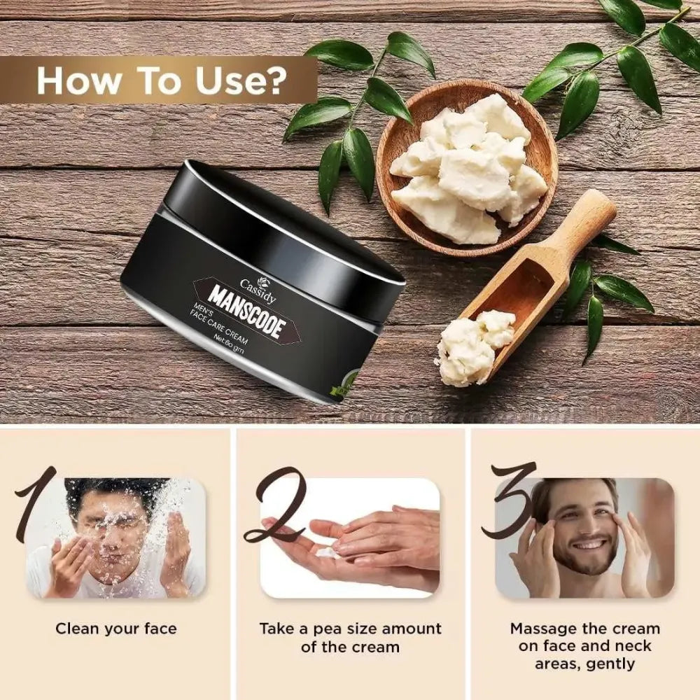 Cassidy manscode face care cream