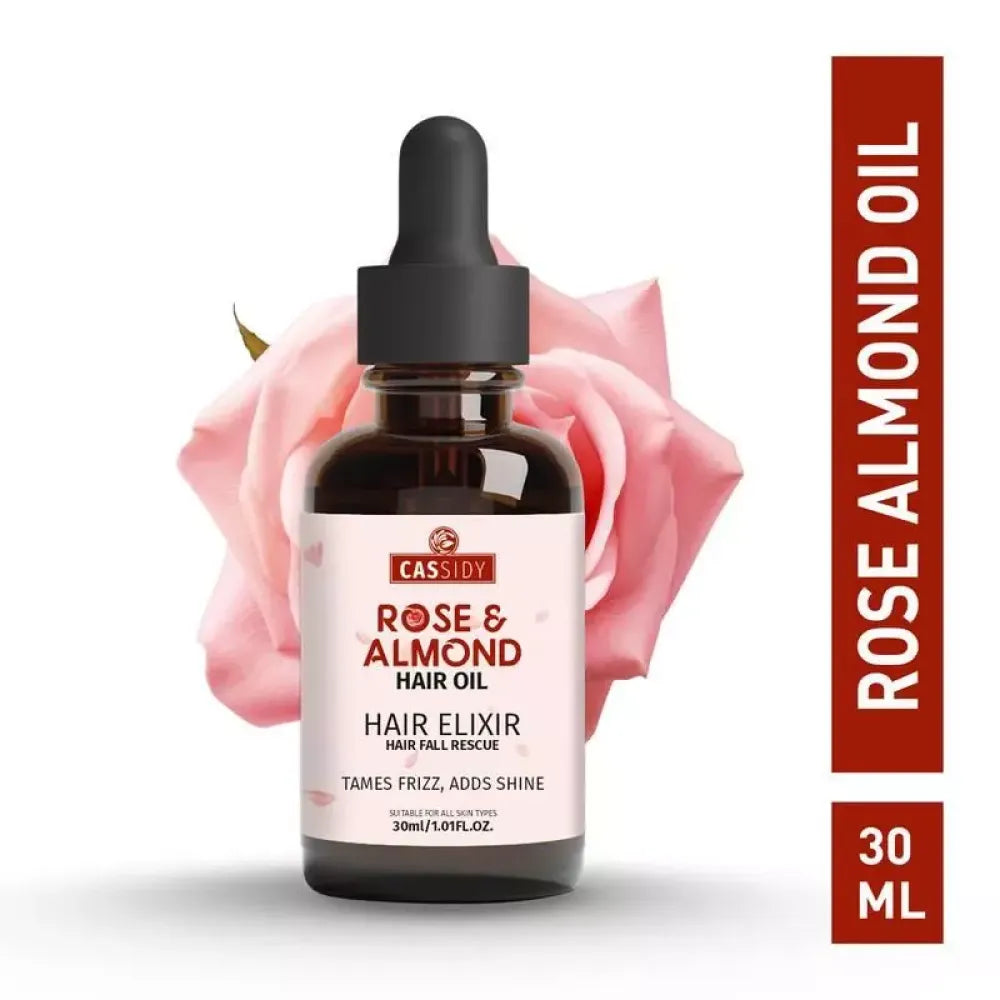 Cassidy rose & almond hair oil - care