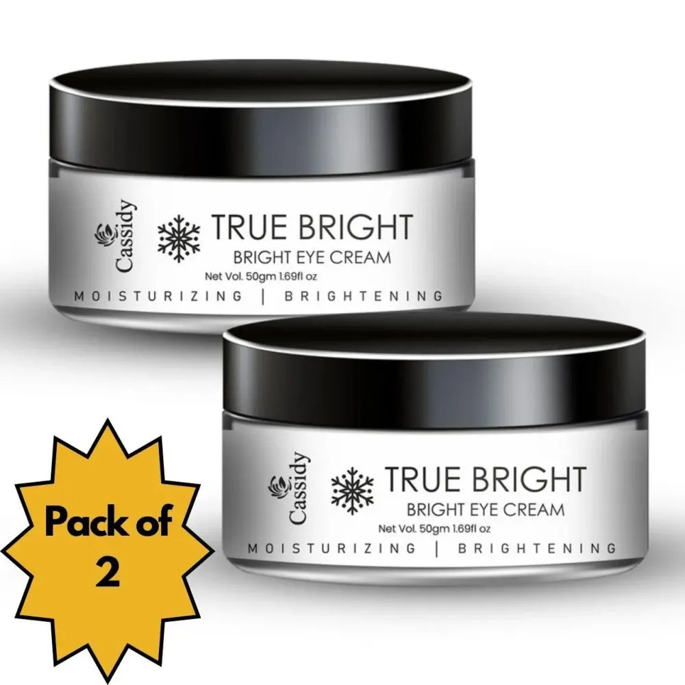 Cassidy true bright eye cream 50g (pack of 2)