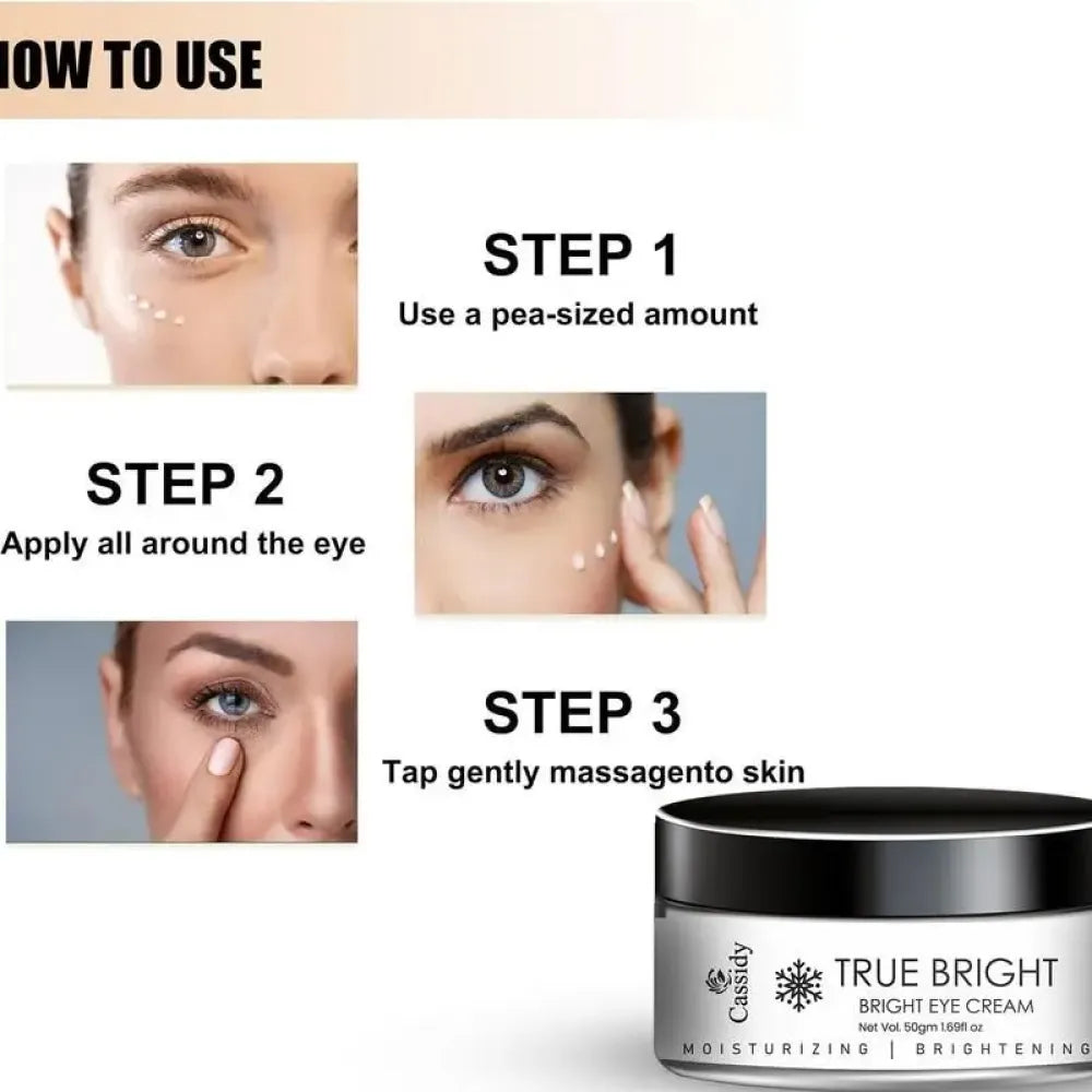Cassidy true bright eye cream 50g (pack of 2)