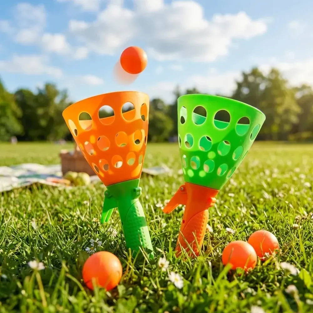 Catapult butt ball game - toys