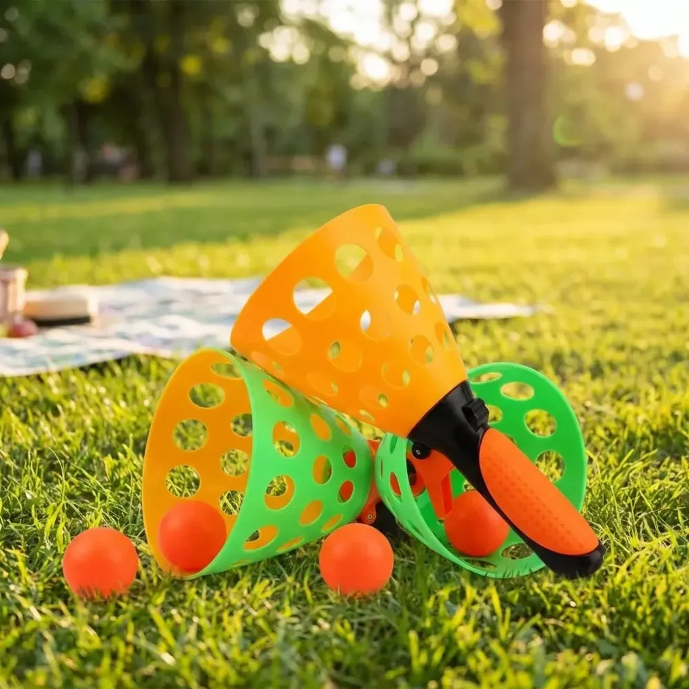 Catapult butt ball game - toys