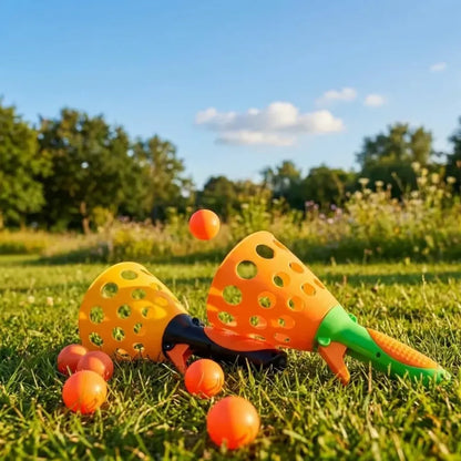 Catapult butt ball game - toys