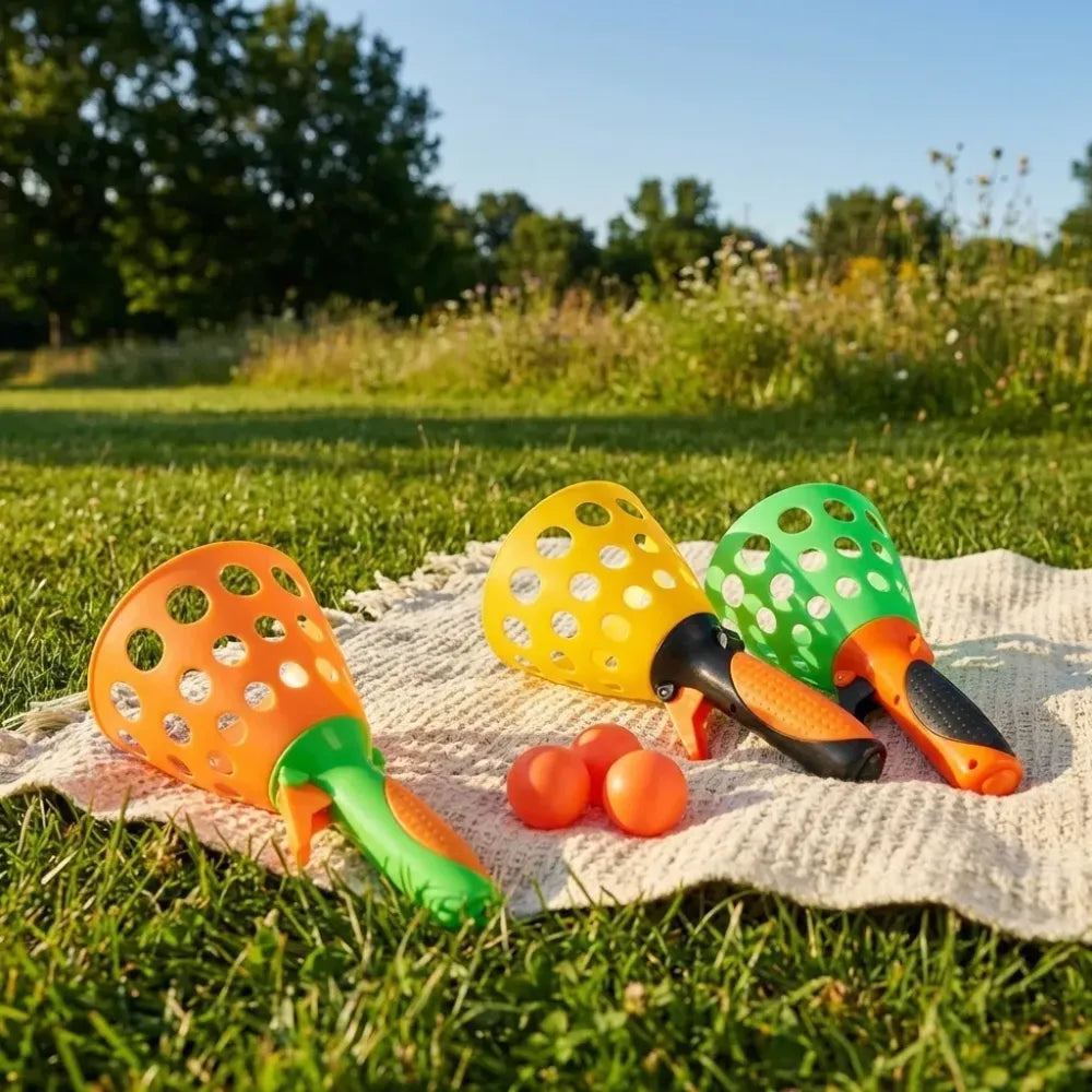 Catapult butt ball game - toys