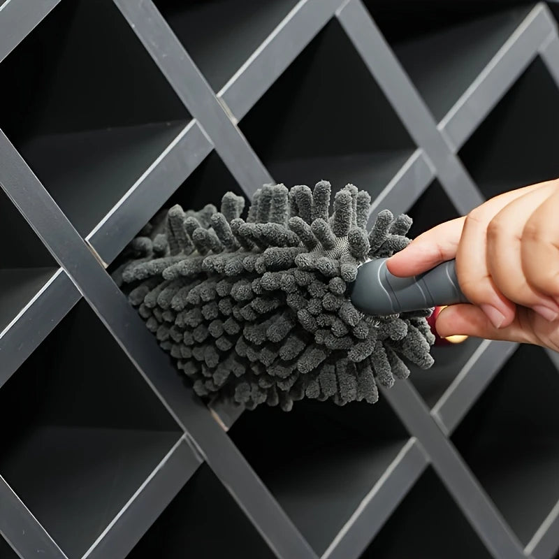 Foldable microfiber cleaning duster