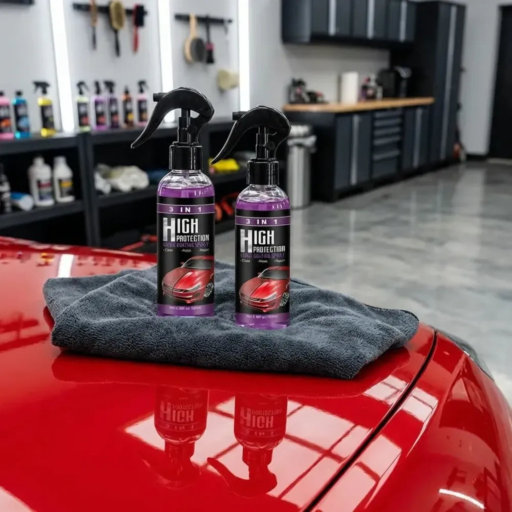 Ceramic coating spray - car and bike accessories