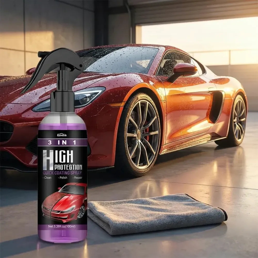 Ceramic coating spray - car and bike accessories