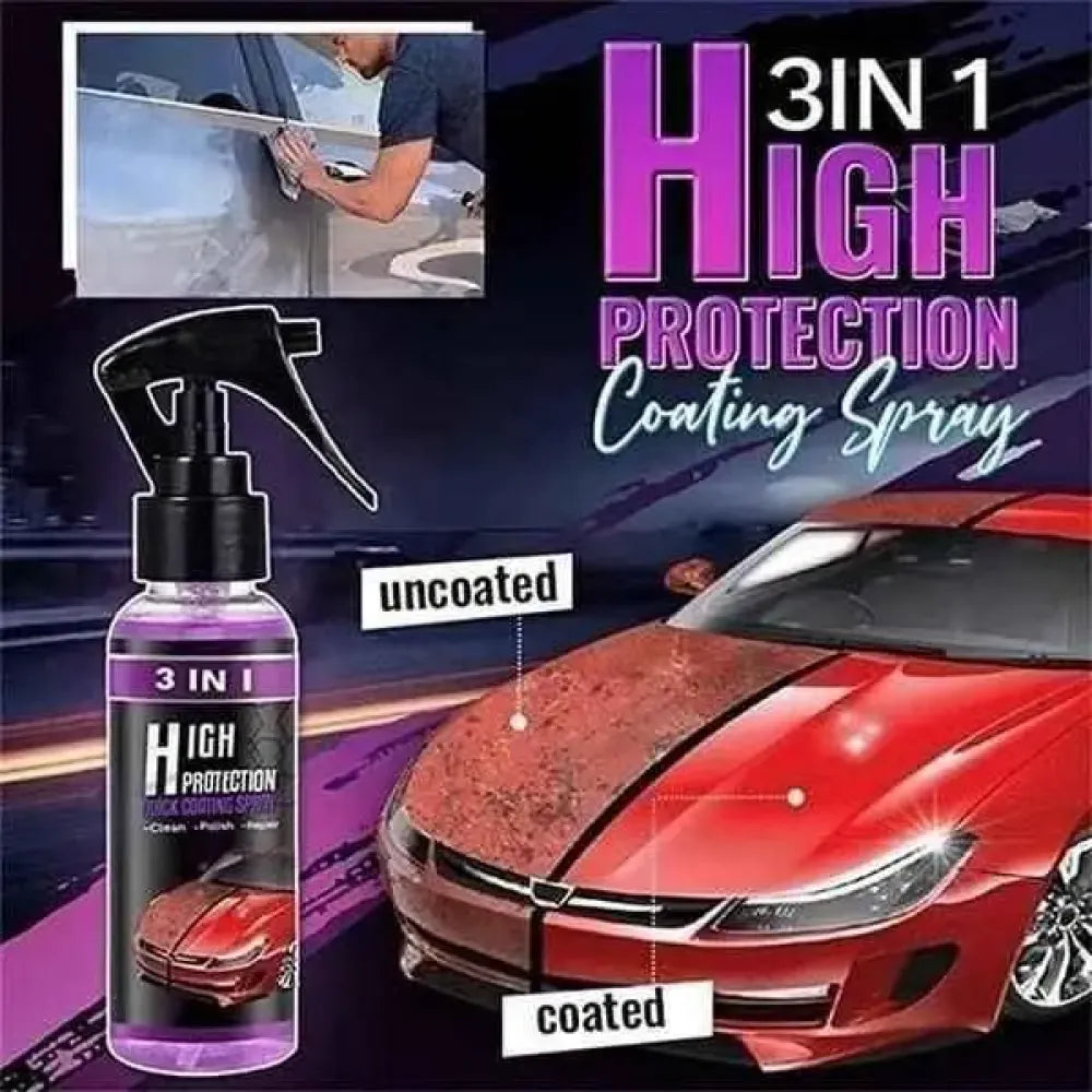 Ceramic coating spray