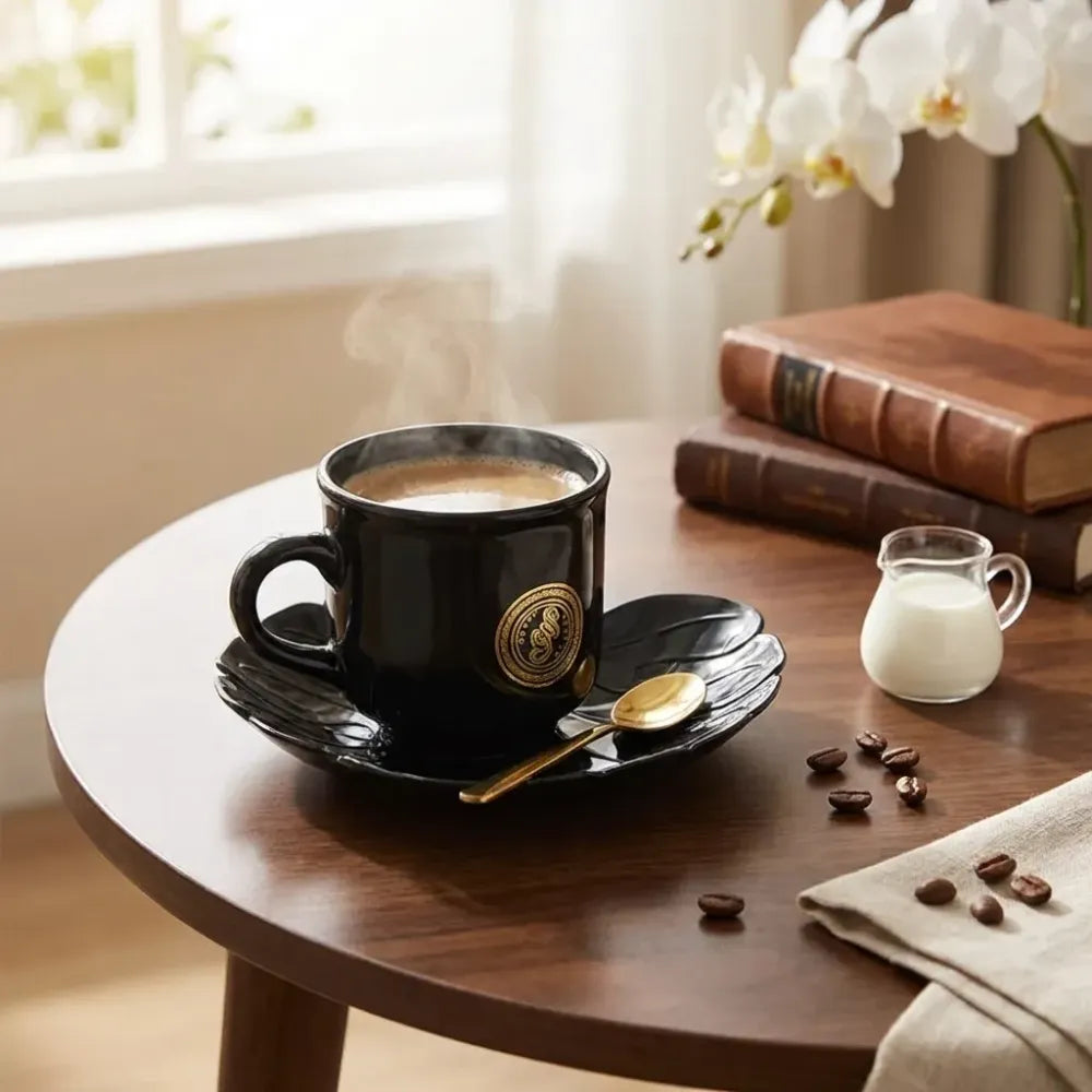 Ceramic mug & bowl set – 8 pcs - home kitchen