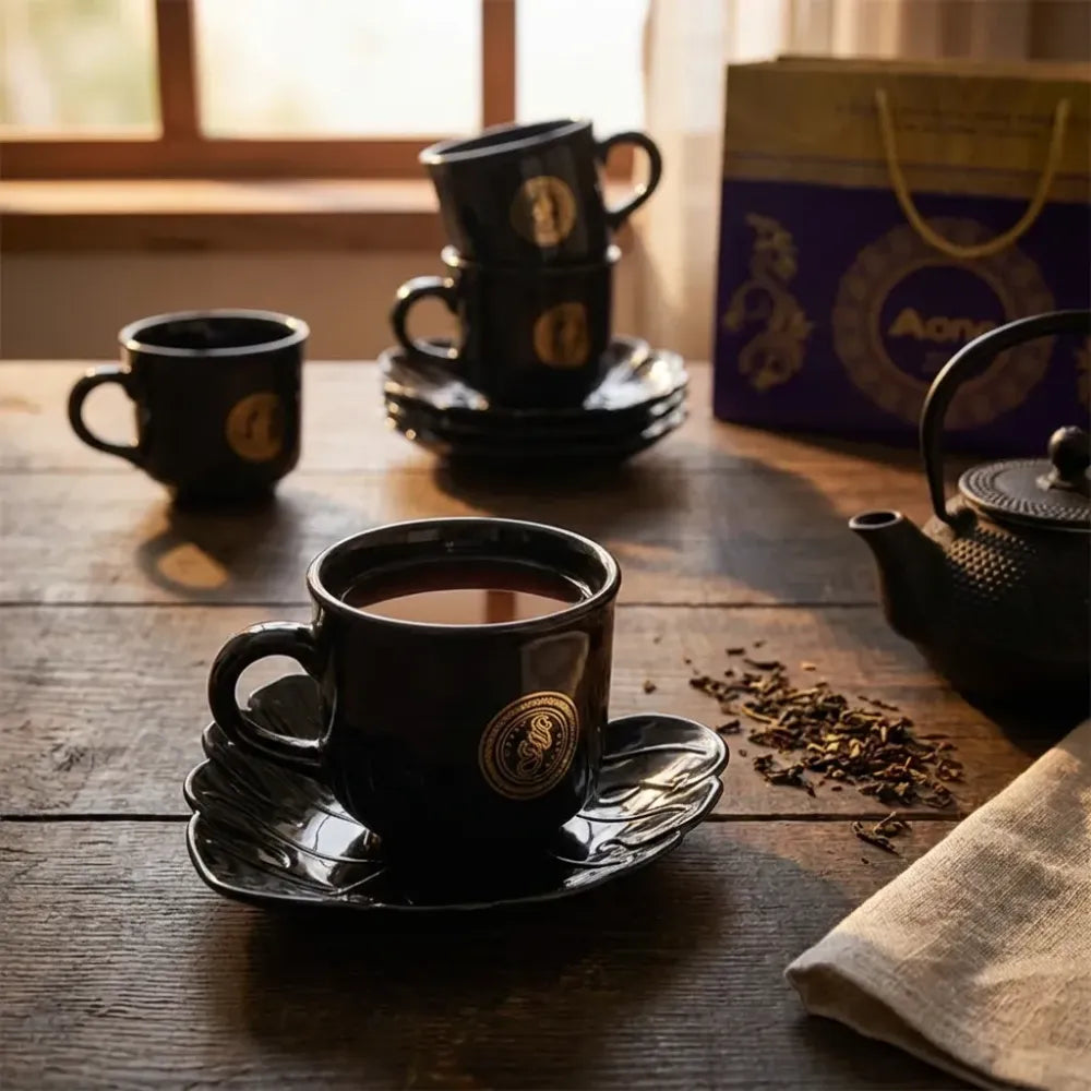 Ceramic mug & bowl set – 8 pcs - home kitchen