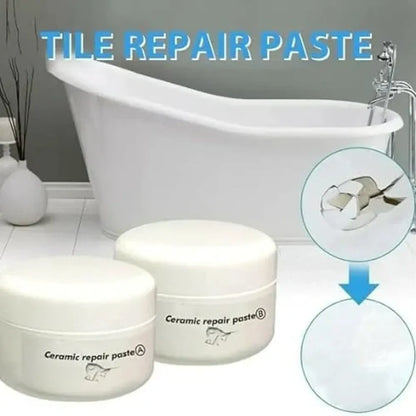 Ceramic tile repair paste (pack of 2)