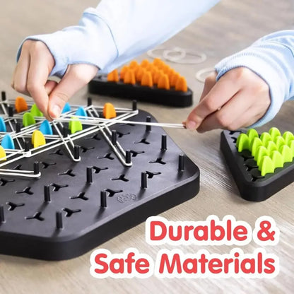 Chain triangle chess game