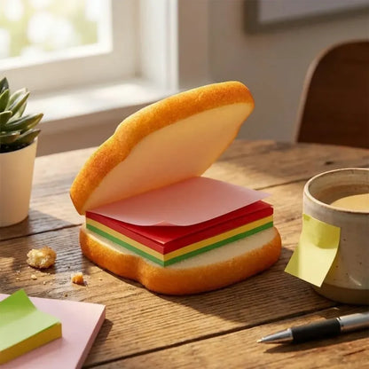 Cheese sandwich notepad - office