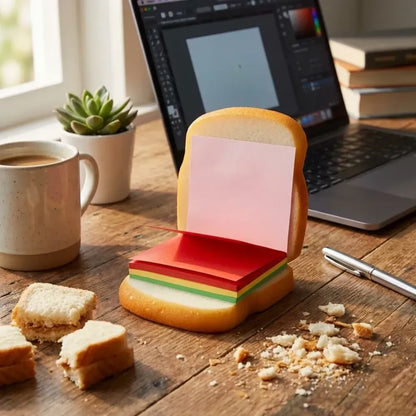 Cheese sandwich notepad - office
