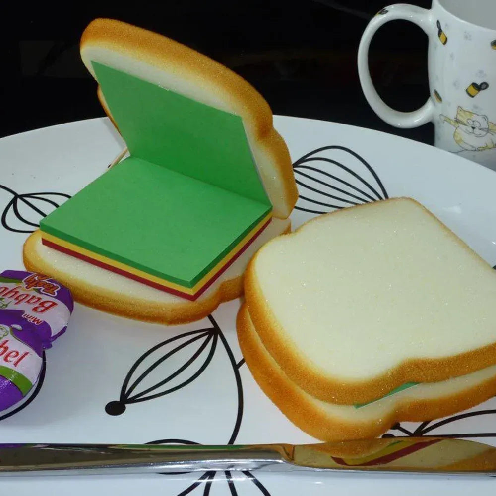 Cheese sandwich notepad - office