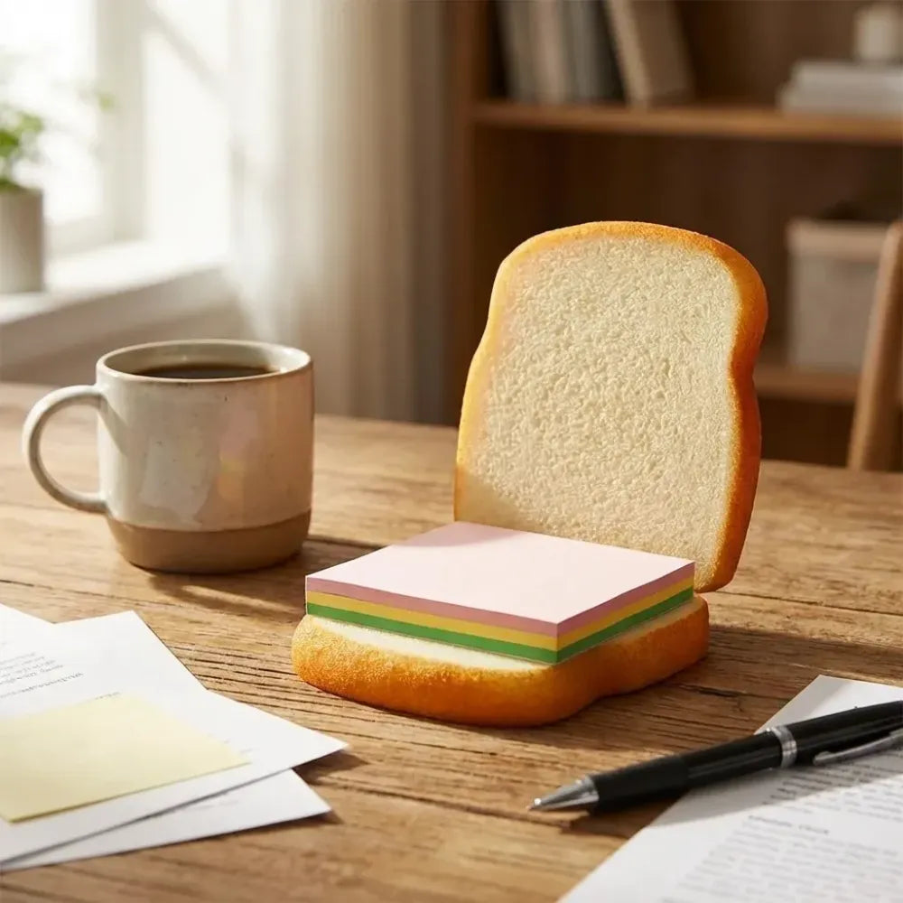Cheese sandwich notepad - office