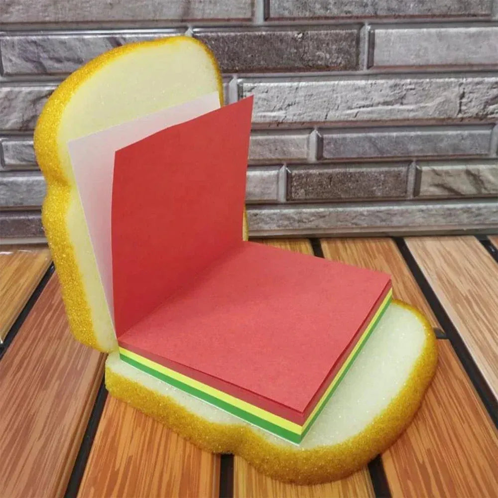 Cheese sandwich notepad - office