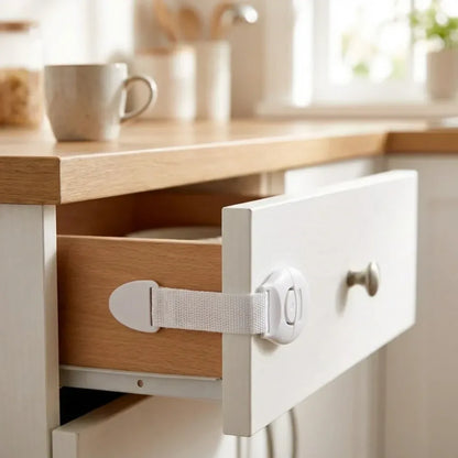 Child safety strap locks - home essentials