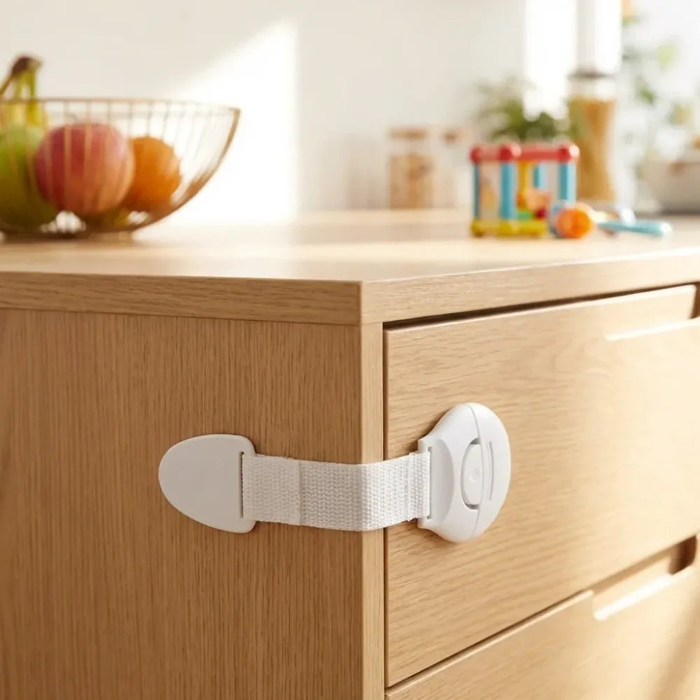 Child safety strap locks - home essentials