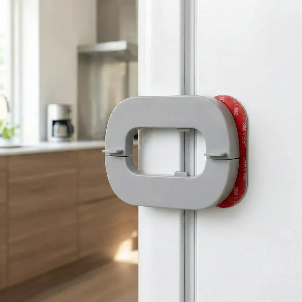 Childproof fridge door lock - home & kitchen