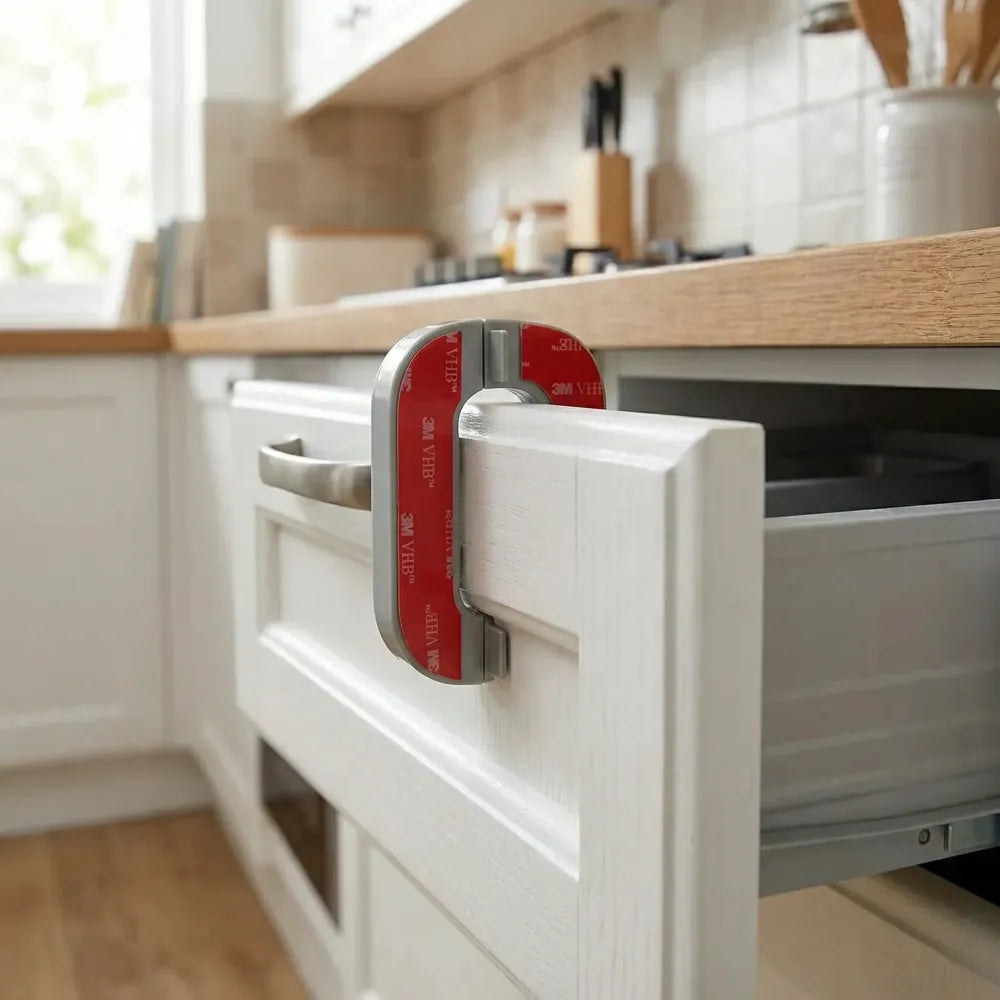Childproof fridge door lock - home & kitchen