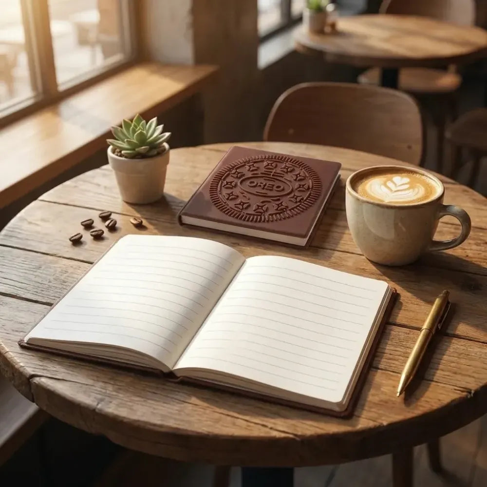Chocolate-scented kids notebook - office
