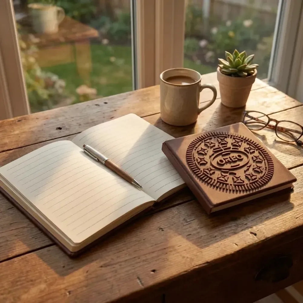 Chocolate-scented kids notebook - office