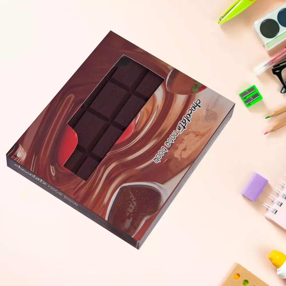 Chocolate-scented memo notebook