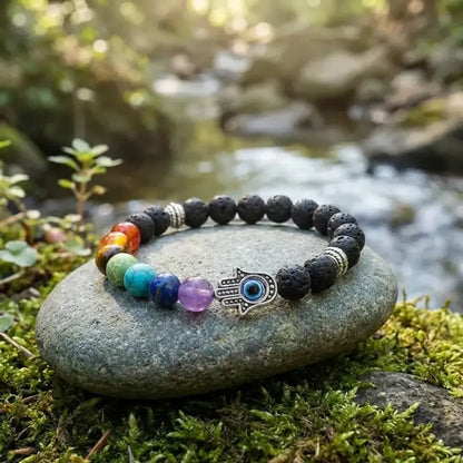 Classic 7 chakra beads bracelet pack of 1