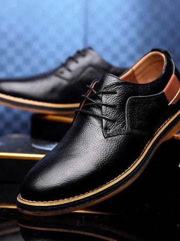 Classic Derby Lace-Up Shoes