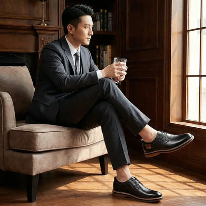 Classic derby lace-up shoes