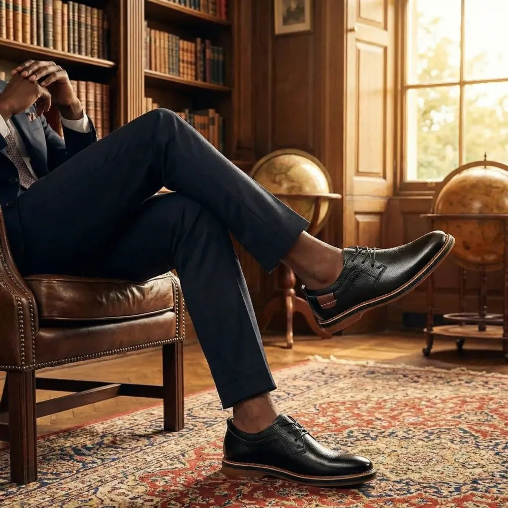 Classic derby lace-up shoes