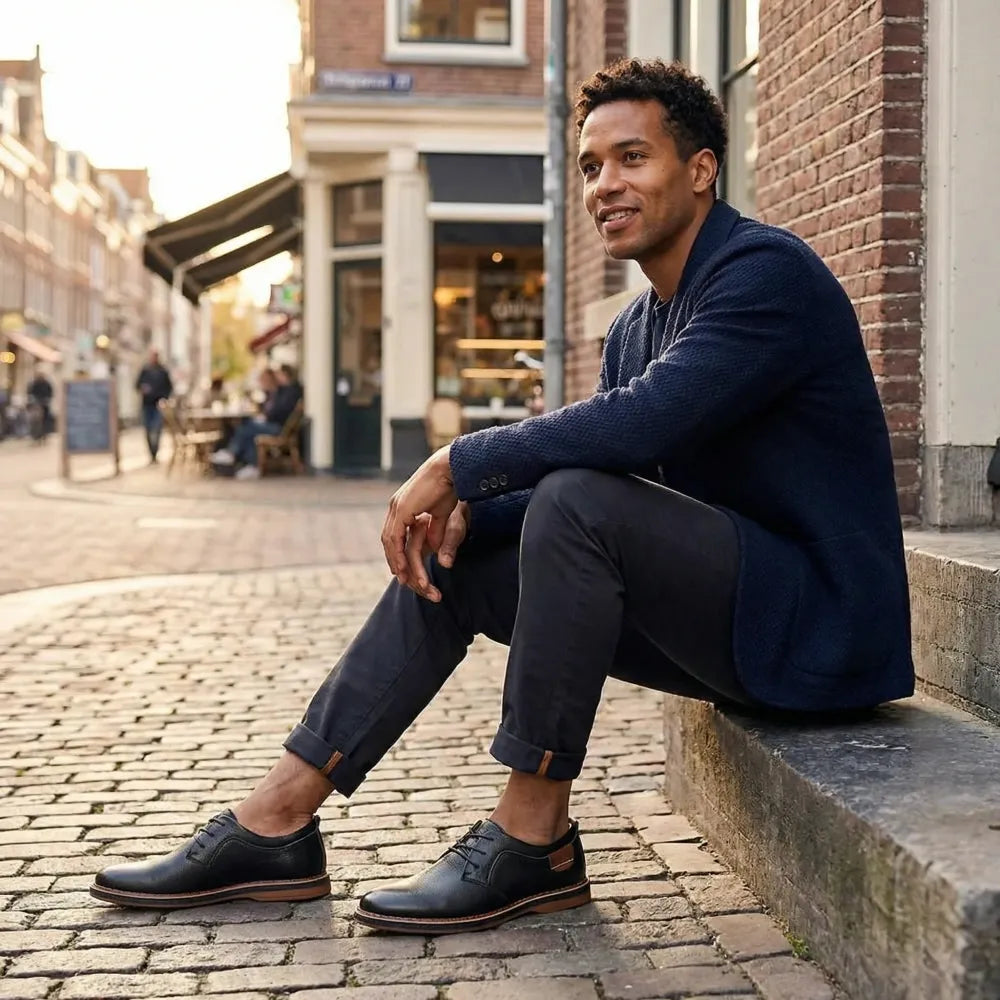 Classic derby lace-up shoes