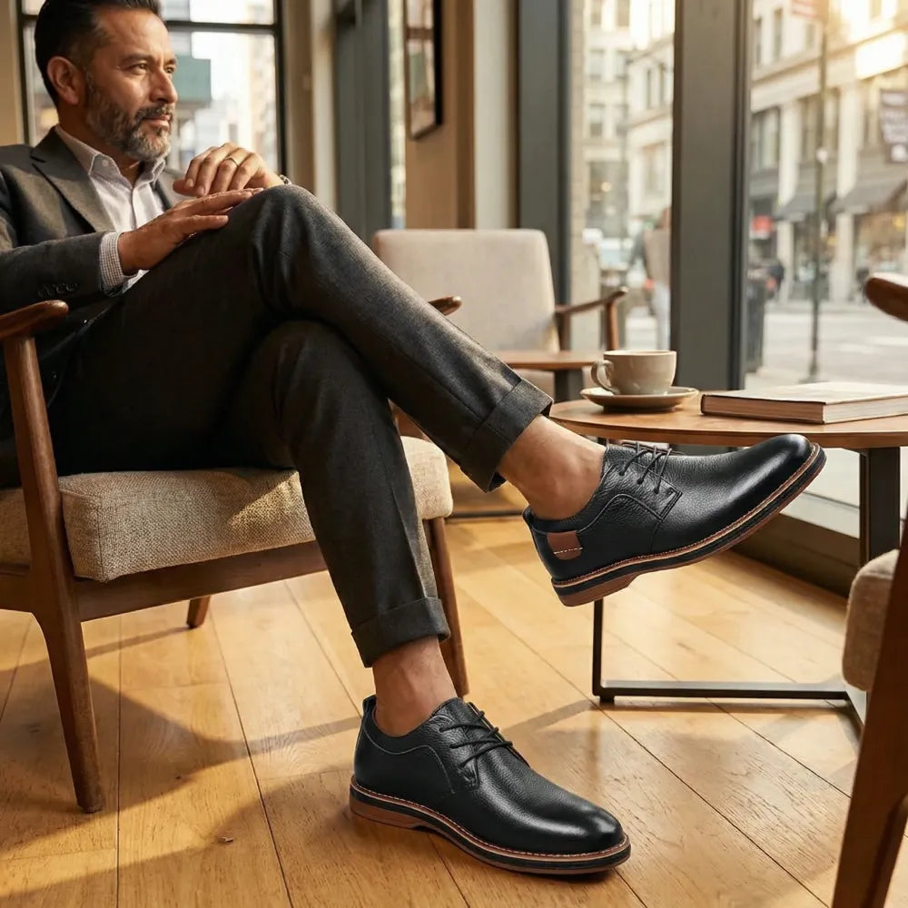 Classic derby lace-up shoes