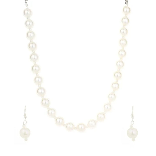 Classic pearl necklace set – 2 pcs