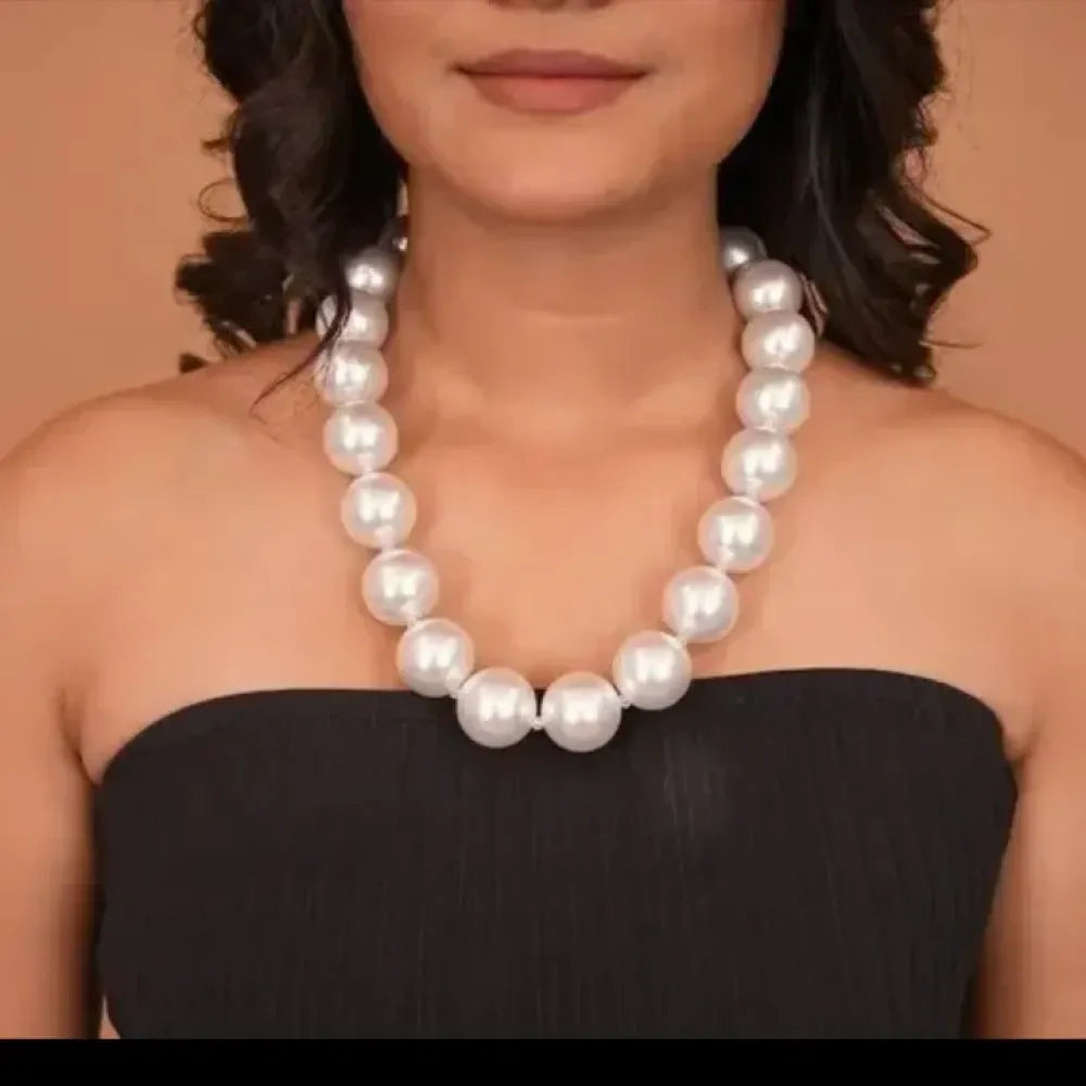 Classic pearl necklace set – 2 pcs