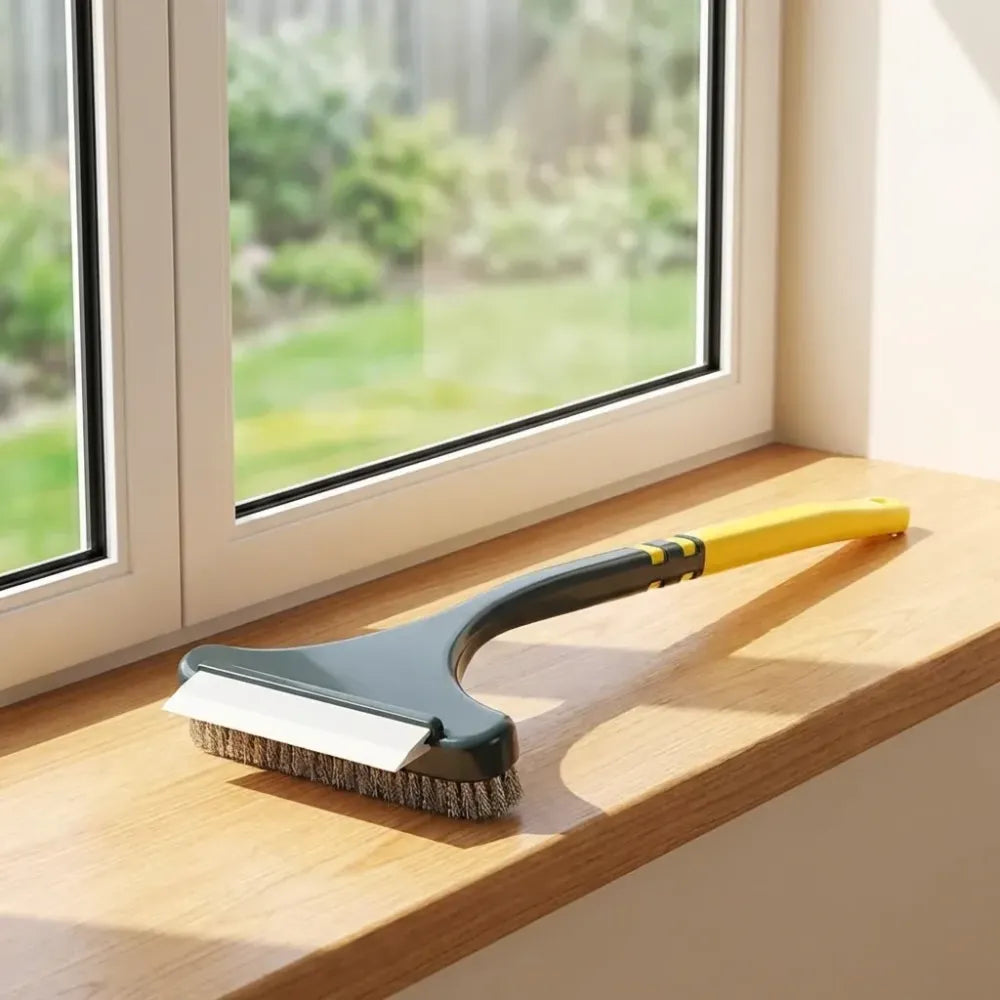Cleaning brush with long handle