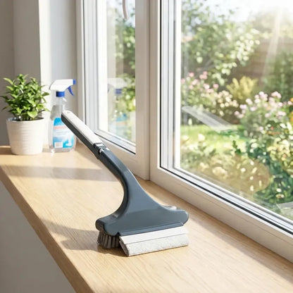 Cleaning brush with long handle