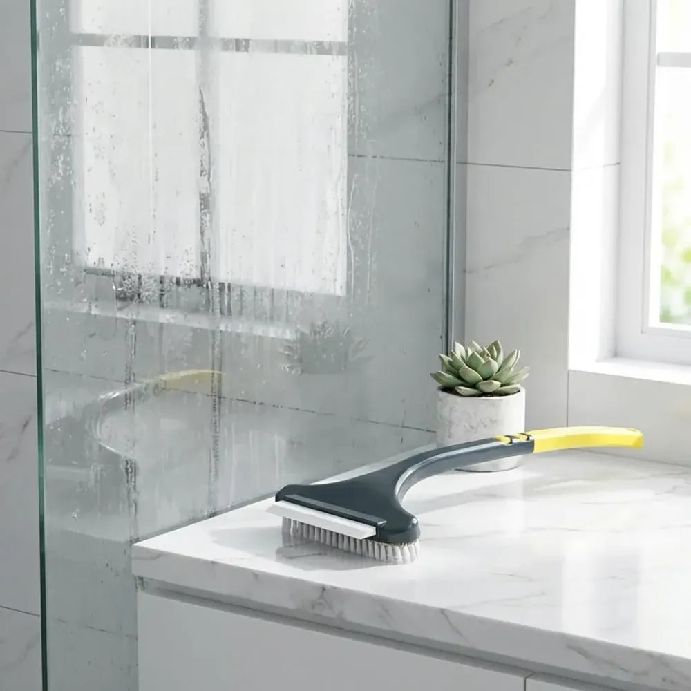 Cleaning brush with long handle