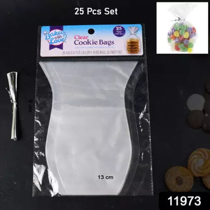Clear flat treat bags - home & kitchen