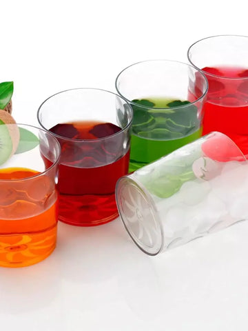 Clear Glass Bubble Glasses