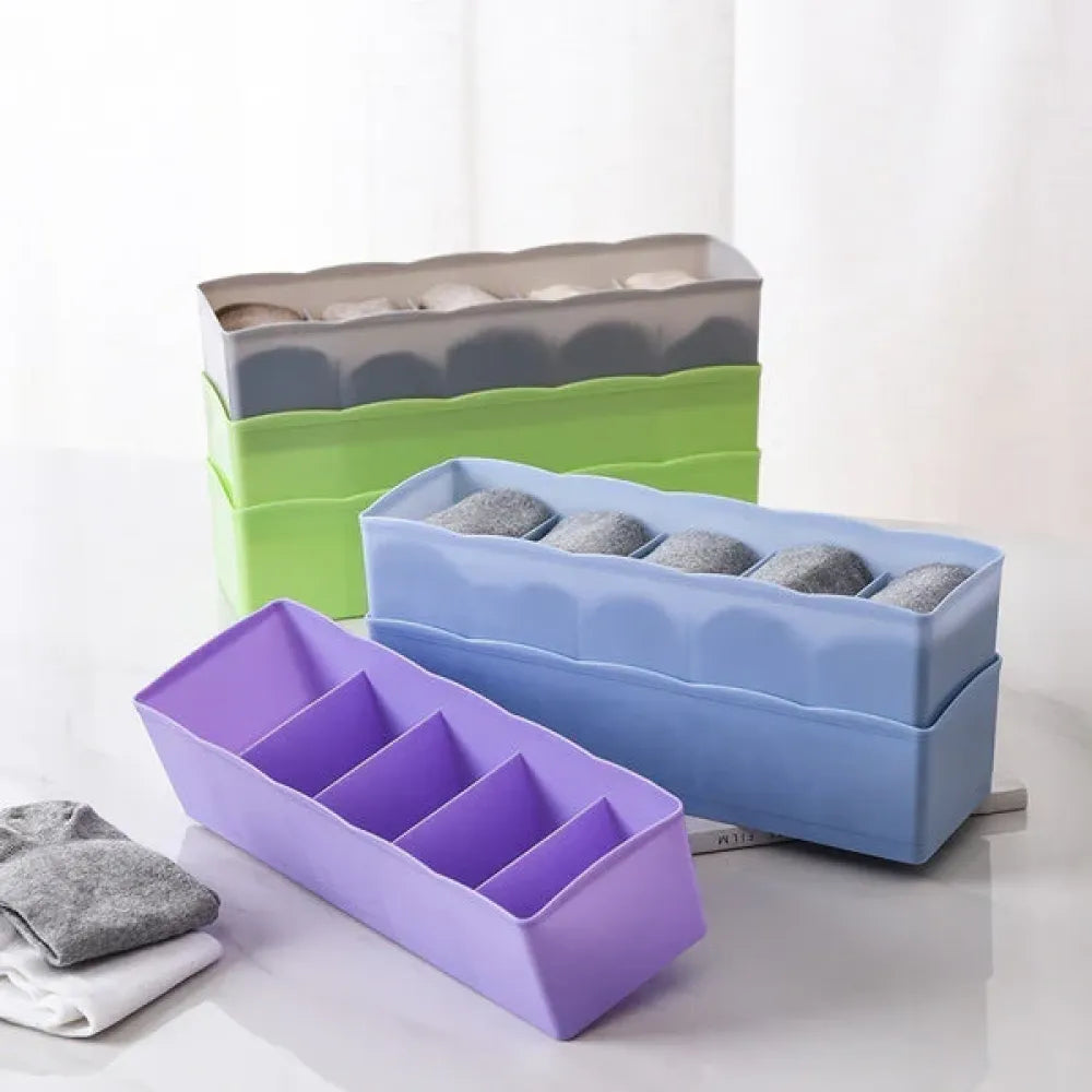 Clear plastic dividers tray organizer