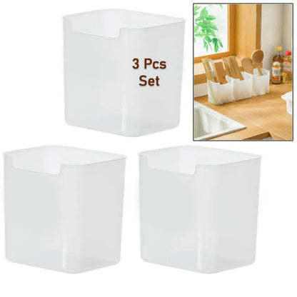 Clear plastic organizer set - home & kitchen