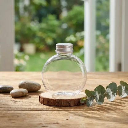 Clear plastic storage jar - home & kitchen
