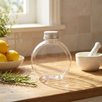 Clear plastic storage jar - home & kitchen