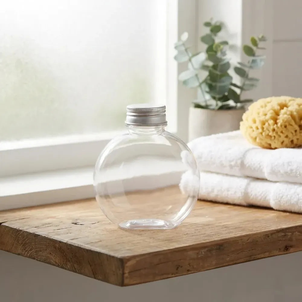 Clear plastic storage jar - home & kitchen