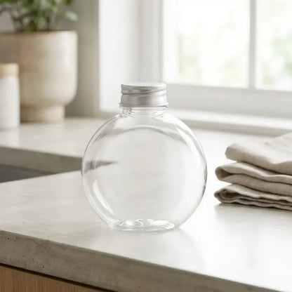 Clear plastic storage jar - home & kitchen